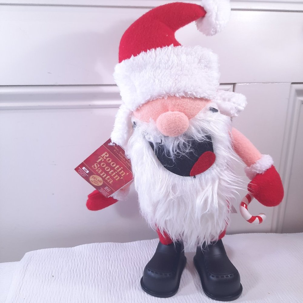 Tekky Toys Rootin'‎ Tootin' Santa Hillbilly farting plush toy READ DOES NOT WORK
